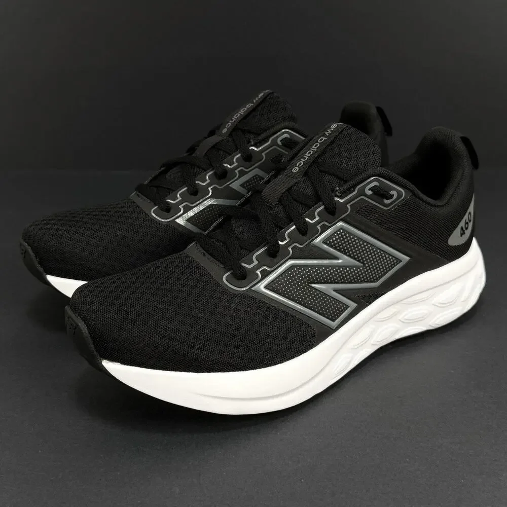 New Balance 460v4 Men’s Size 8.5 Black White M460LK4 Running Shoes Excellent